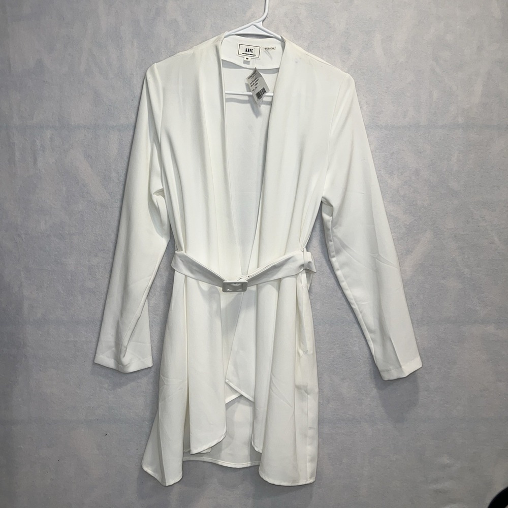 Ivory Belted Dressy Cardigan Women's M